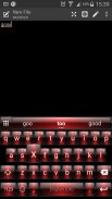 Dusk Red Emoji Keyboard screenshot 1