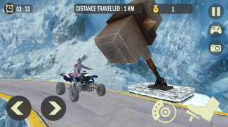 Impossible Snow ATV Bike Stunt screenshot 15