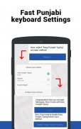 Fast Punjabi Keyboard -Easy Punjabi English Typing screenshot 1
