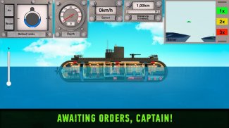 Simulator of Nuclear Submarine inc: indie Hardcore screenshot 0
