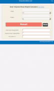 Ideal Body Weight Calculator screenshot 2