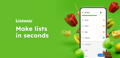 Grocery Shopping List Listonic