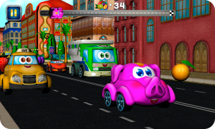 أطفال لعبة سباق 3D screenshot 3