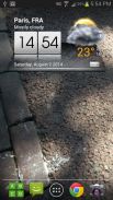 3D Sense Clock & Weather screenshot 2