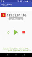 Vietnam VPN - OpenVPN应用插件 (翻墙利器) screenshot 3