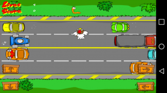 Interface inicial do jogo Chicken Cross the Road Fonte: Chicken Cross