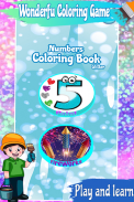 Numbers Glitter Coloring Pages screenshot 7