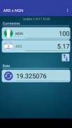 Arg. Peso x Nigerian Naira screenshot 1