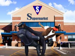 Supermarket Robbery Real Gangster Game Crime City screenshot 2