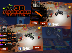 3D摩托车特技疯狂 screenshot 5