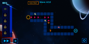 Space Arcade Tower Defense 2D screenshot 3