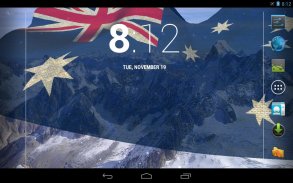 Australia Flag Live Wallpaper screenshot 0