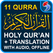 Quran with Translation Audio Offline, 11 Reciters screenshot 2