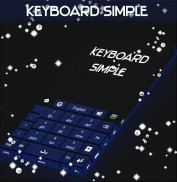 Simple Keyboard Dark Blue screenshot 3