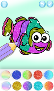 Baby Shark Glitter Coloring screenshot 4