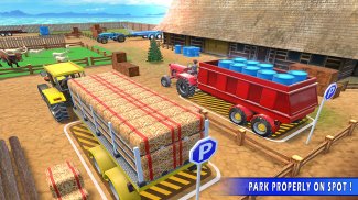 Farm Big Tractor Driving Game screenshot 0