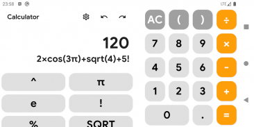 Calculator 💻➗➕➖ Simple and light with undo / redo screenshot 0