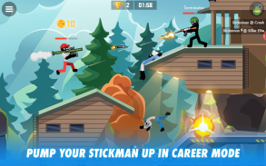 Stick Combats: Juego de disparos JcJ en línea screenshot 13