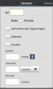 Cardiac risk calculator screenshot 0