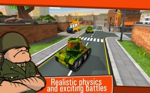 Toon Wars: Jeux de Guerre de Tank Gratuit screenshot 4