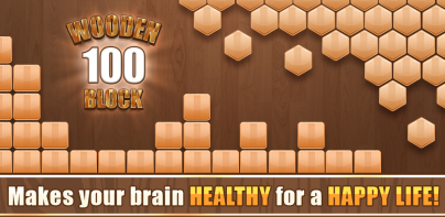Wooden 100 Block Puzzle Game