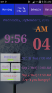 Berbicara jam alarm screenshot 1