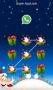 AppLock Theme Christmas Wish screenshot 4