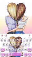 Tema Keyboard Bff Friends screenshot 3