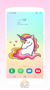 Kawaii Unicorn hình nền screenshot 6