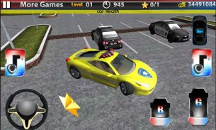 कार पार्किंग 3 डी: पुलिस कारें screenshot 15