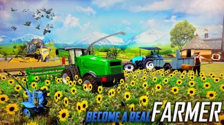 Farming sim 21 Real IndianTractor simulator Games screenshot 5