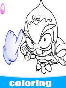 super zings Coloring Book screenshot 1