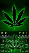 Green Neon Weed Theme screenshot 4