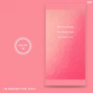 GALAXY XPERIA Theme | JUST RED 🎨Design For SONY screenshot 4