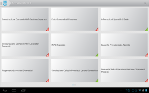 INPS Servizi Mobile per Tablet screenshot 0
