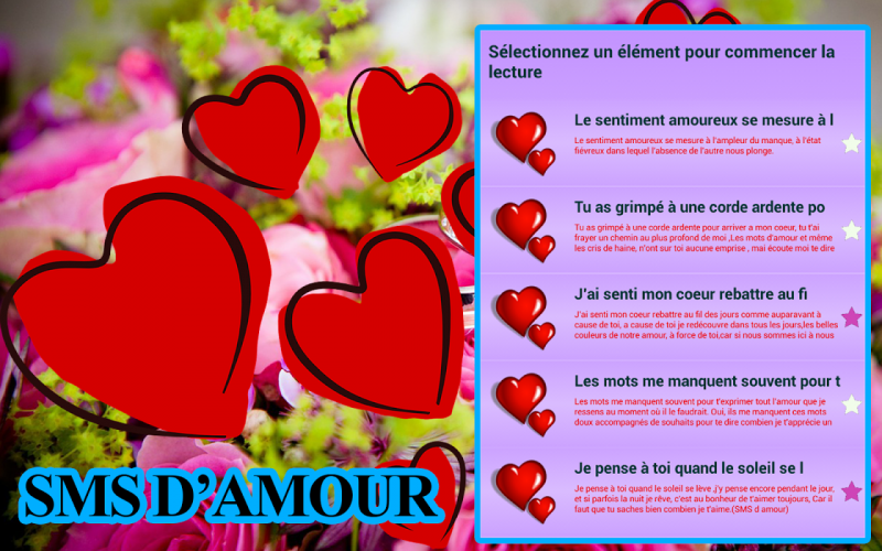 1000 Sms Message D Amour 2 0 Download Android Apk Aptoide