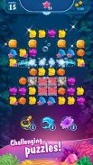 Mermaid -puzzle match-3 trésor screenshot 2