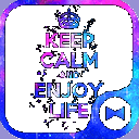 Keep Calm and Enjoy Life Tema Icon