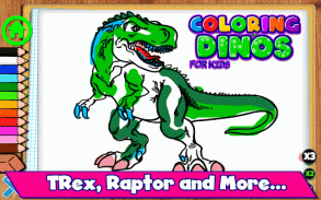 Dinosaurierspiel zum Ausmalen screenshot 4