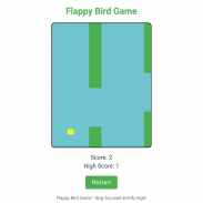 App Flappy Bird Game Basic screenshot 2