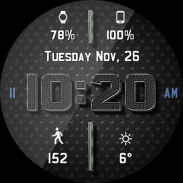 Chrome Leather HD Watch Face screenshot 3