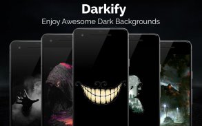 Schwarze Tapete, Dunkler Hintergrund: Dakrify screenshot 0