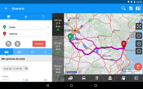 ViaMichelin GPS, Ruta, Mapas screenshot 10