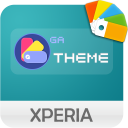 GALAXY XPERIA Theme |JUST CYAN Icon