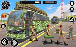 Army Bus Driver Military Coach screenshot 0
