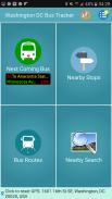 Washington DC Bus Tracker screenshot 0