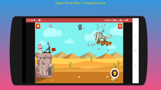 Egypt Stone War : Catapult Game screenshot 0