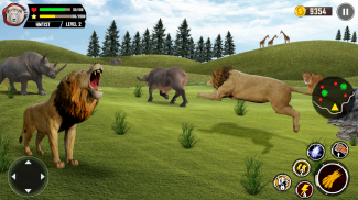 Lion Simulator Animal Games 3D screenshot 2