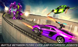 Flying Robot Car Games - Robot Shooting Games 2020 screenshot 3