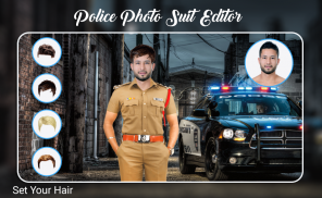 Men Police Suit Photo Editor Stylish Pics Studio screenshot 4